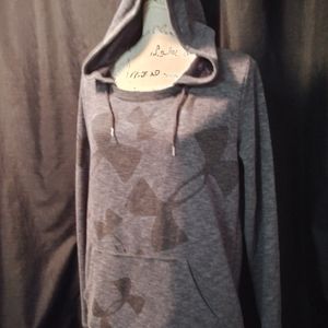 Hurley grey hooded sweatshirt